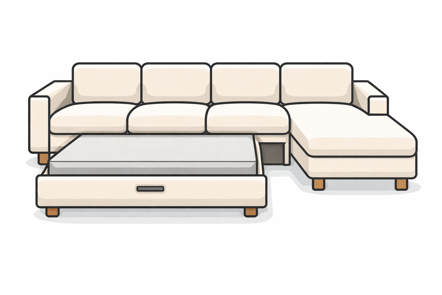 L-förmiges Sofa 5-Sitzer mit Schlaffunktion entsorgen Berlin | Eckcouch Abholung