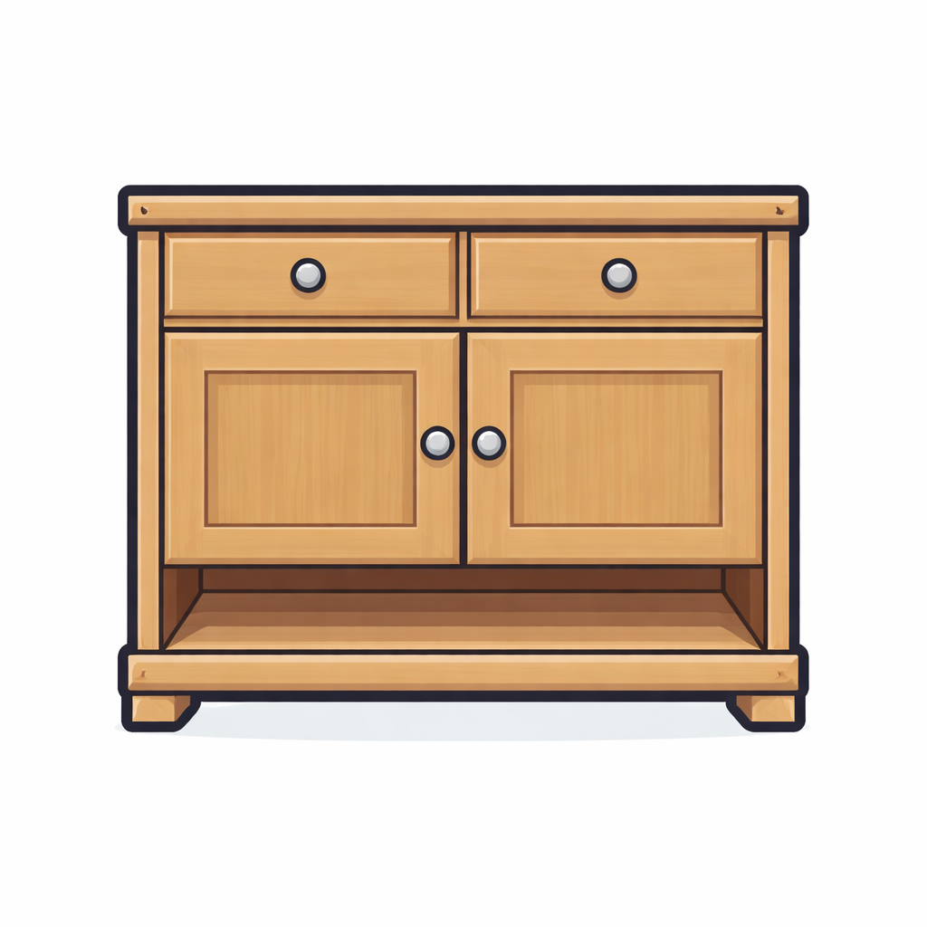 Buffet ohne Aufsatz – Sideboard / Buffetschrank Sperrmüll Abholung Berlin