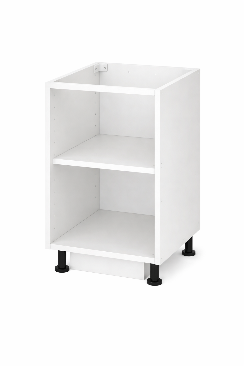 Küchen Unterschrank Korpus 60 cm Weiss – Base Cabinet mit Einlegeboden