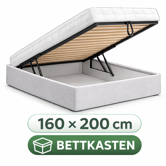 Polsterliege 160x200 mit Bettkasten entsorgen Berlin | Stauraumbett Abholung Festpreis
