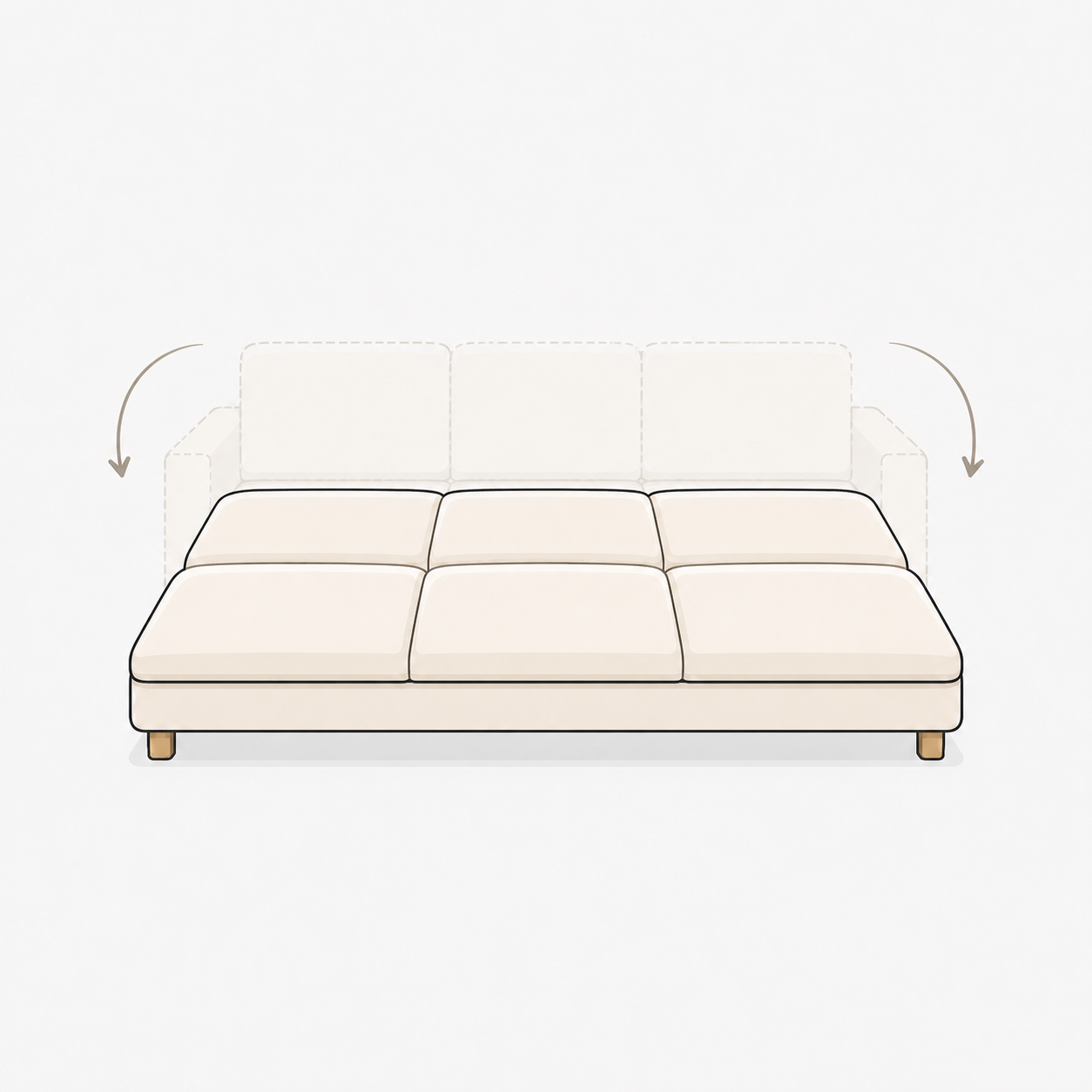 Sofa Dreisitzer mit Schlaffunktion entsorgen Berlin – Abholung & Entsorgung zum Festpreis